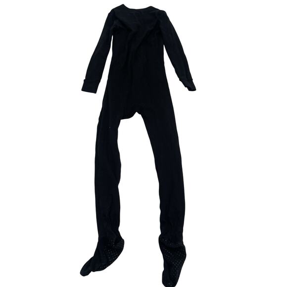 Old Navy One Piece Skeleton PJS Pajamas Size 5T Black - Picture 2 of 3